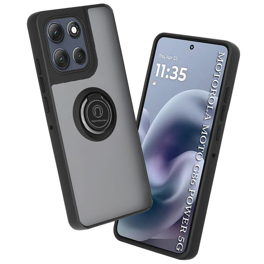 Cover til Motorola Moto G86 Power, Techsuit, Glinth, Sort