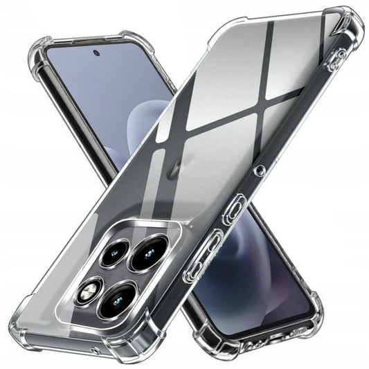 Cover til Motorola Moto G86 Power, Techsuit, Stødsikker Klar, Transparent
