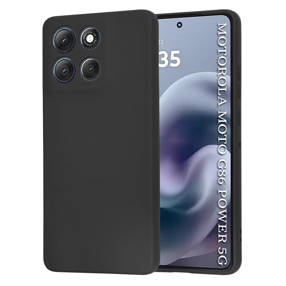 Cover til Motorola Moto G86 Power, Techsuit, SoftFlex, Sort