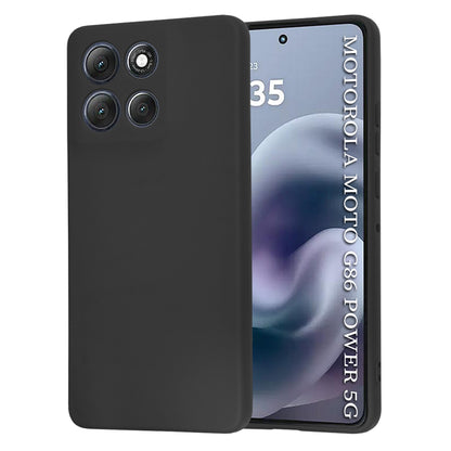 Cover til Motorola Moto G86 Power, Techsuit, SoftFlex, Sort