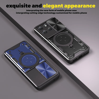 Etui til Motorola Moto G86, Techsuit, CamGuard Pro, Blå