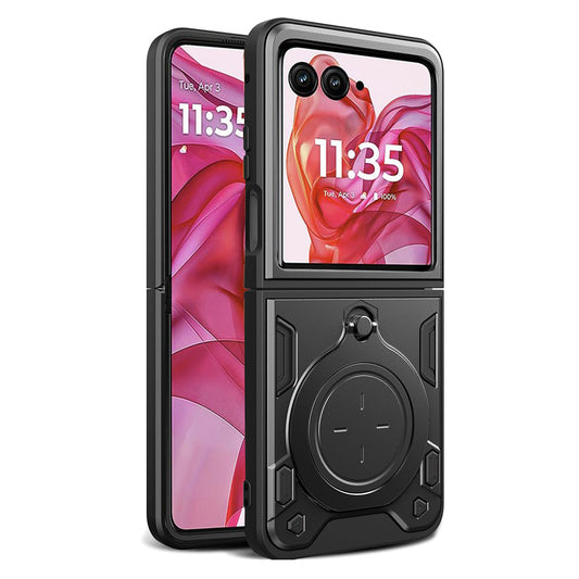 Cover til Motorola Razr 50 Ultra, Techsuit, CamGuard Pro, Sort