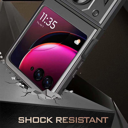 Cover til Motorola Razr 60 / Razr 50, Techsuit, CamShield, Sort