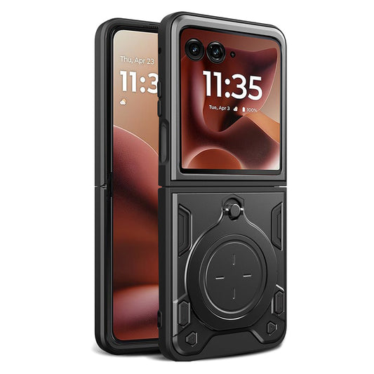 Cover til Motorola Razr 60 Ultra, Techsuit, CamGuard Pro, Sort