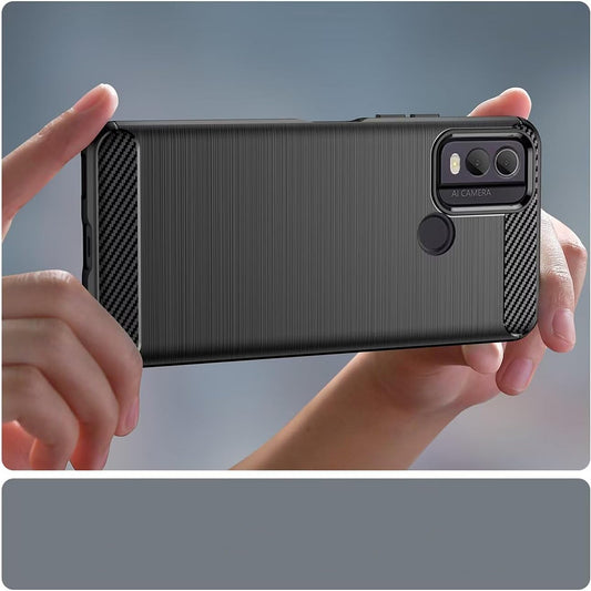 Cover til Nokia C22, Techsuit, Carbon, Sort