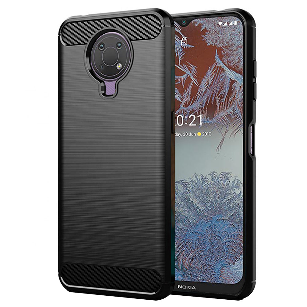Cover til Nokia G10 / G20, Techsuit, Carbon, Sort
