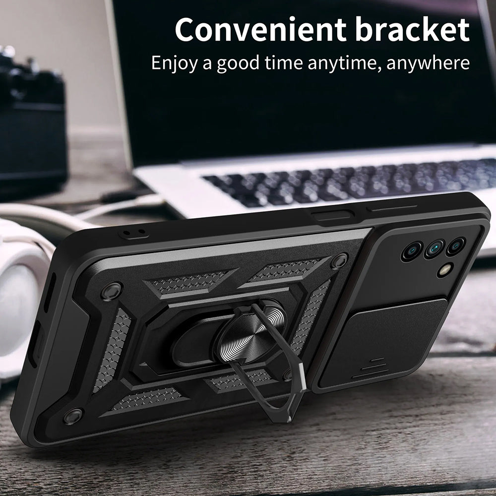 Cover til Nokia G21 / G11, Techsuit, CamShield, Sort