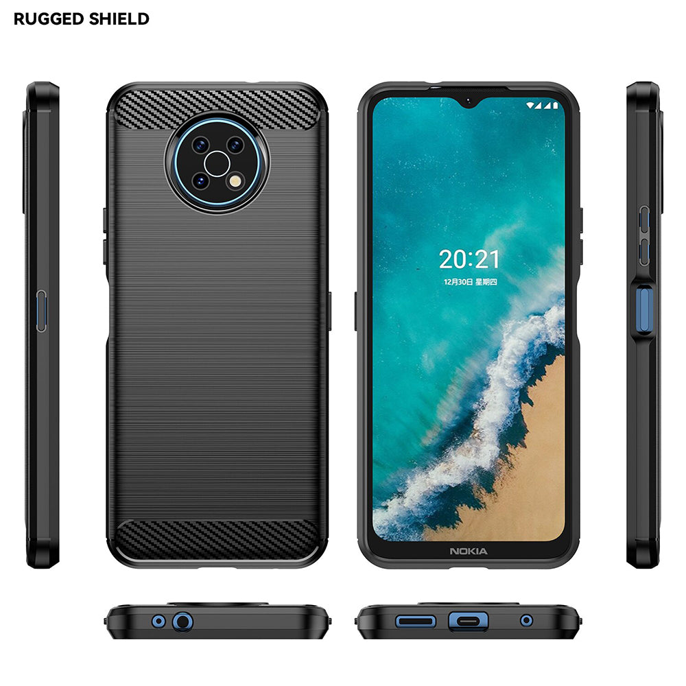Cover til Nokia G50, Techsuit, Carbon, Sort