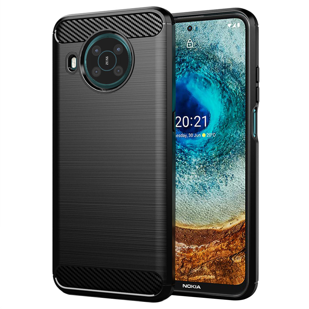 Cover til Nokia X10 / X20, Techsuit, Carbon, Sort