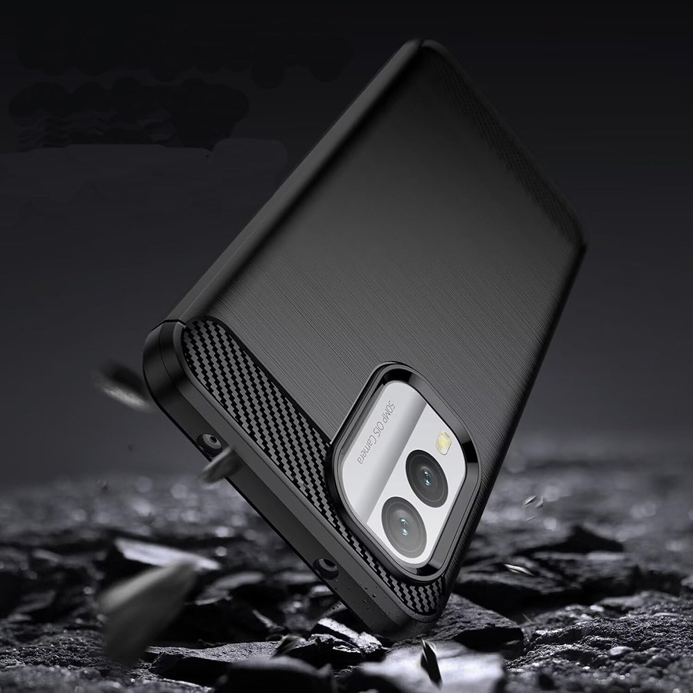 Cover til Nokia X30, Techsuit, Carbon, Sort