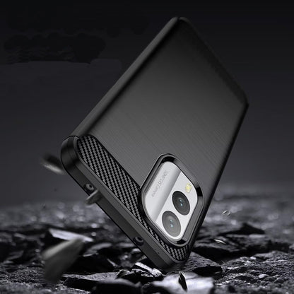Cover til Nokia X30, Techsuit, Carbon, Sort