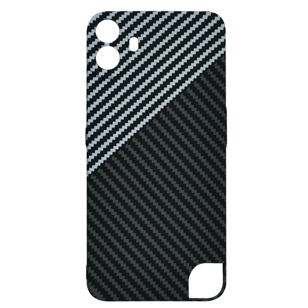Cover til Nothing CMF Phone 1, Techsuit, Carbonite FiberShell, Sort Grå