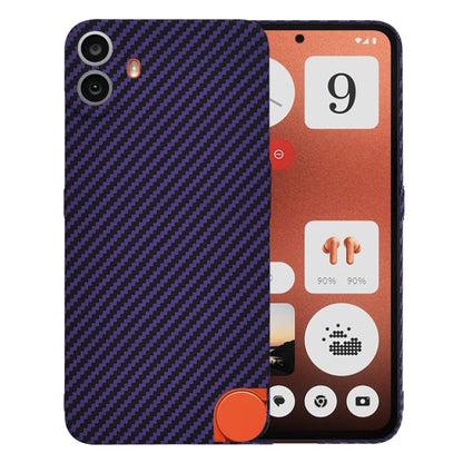 Cover til Nothing CMF Phone 1, Techsuit, Carbonite FiberShell, Lilla