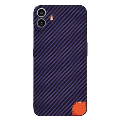 Cover til Nothing CMF Phone 1, Techsuit, Carbonite FiberShell, Lilla