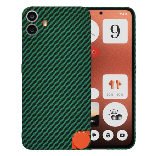 Cover til Nothing CMF Phone 1, Techsuit, Carbonite FiberShell, Grøn