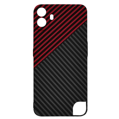 Cover til Nothing CMF Phone 1, Techsuit, Carbonite FiberShell, Sort Rød