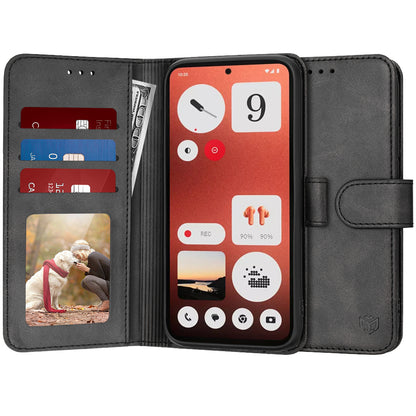Cover til Nothing CMF Phone 1, Techsuit, Diary Book, Sort