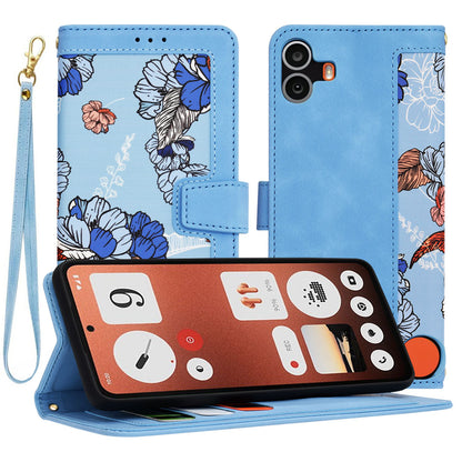 Cover til Nothing CMF Phone 1, Techsuit, FlipCraft, Blå