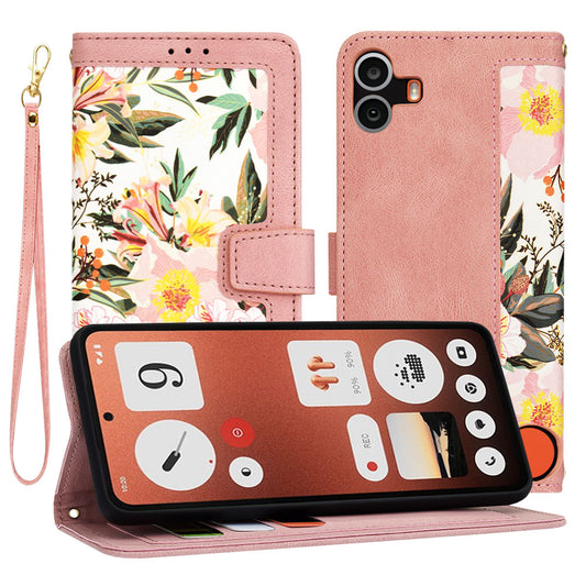 Cover til Nothing CMF Phone 1, Techsuit, FlipCraft, Pink