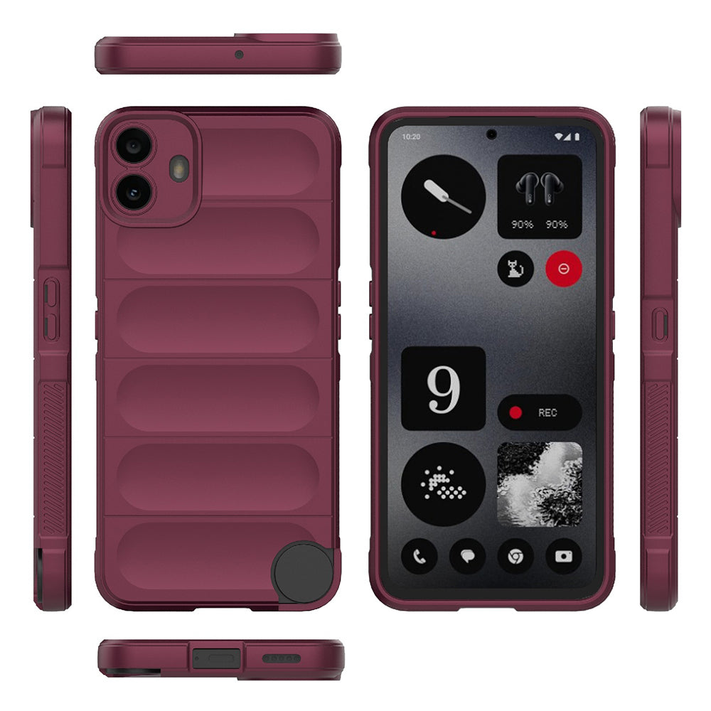 Cover til Nothing CMF Phone 1, Techsuit, Magic Shield, Vinrød