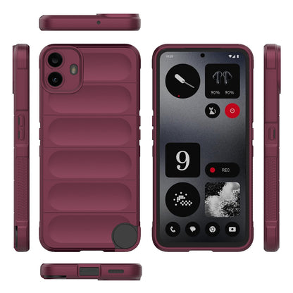 Cover til Nothing CMF Phone 1, Techsuit, Magic Shield, Vinrød