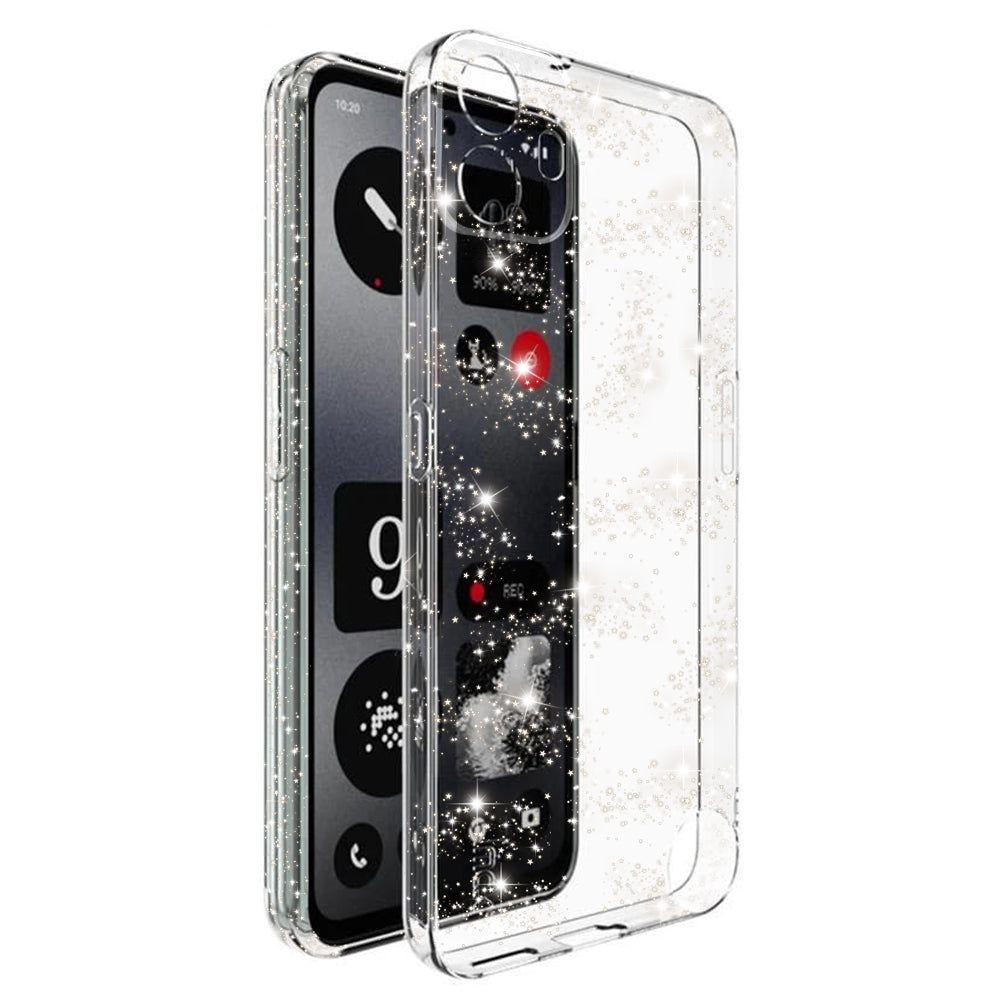 Cover til Nothing CMF Phone 1, Techsuit, SparkleSkin, Transparent