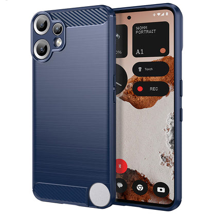 Cover til Nothing CMF Phone 2 Pro, Techsuit, Carbon, Blå