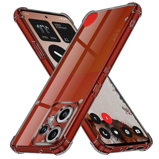 Cover til Nothing CMF Phone 2 Pro, Techsuit, Stødsikker Klar, Røgfarvet