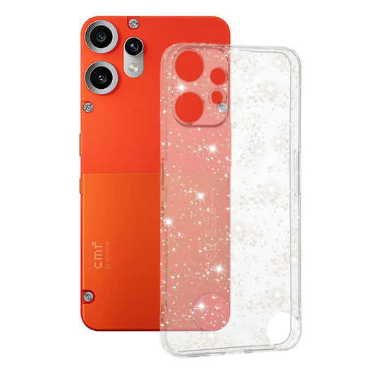 Cover til Nothing CMF Phone 2 Pro, Techsuit, SparkleSkin, Transparent