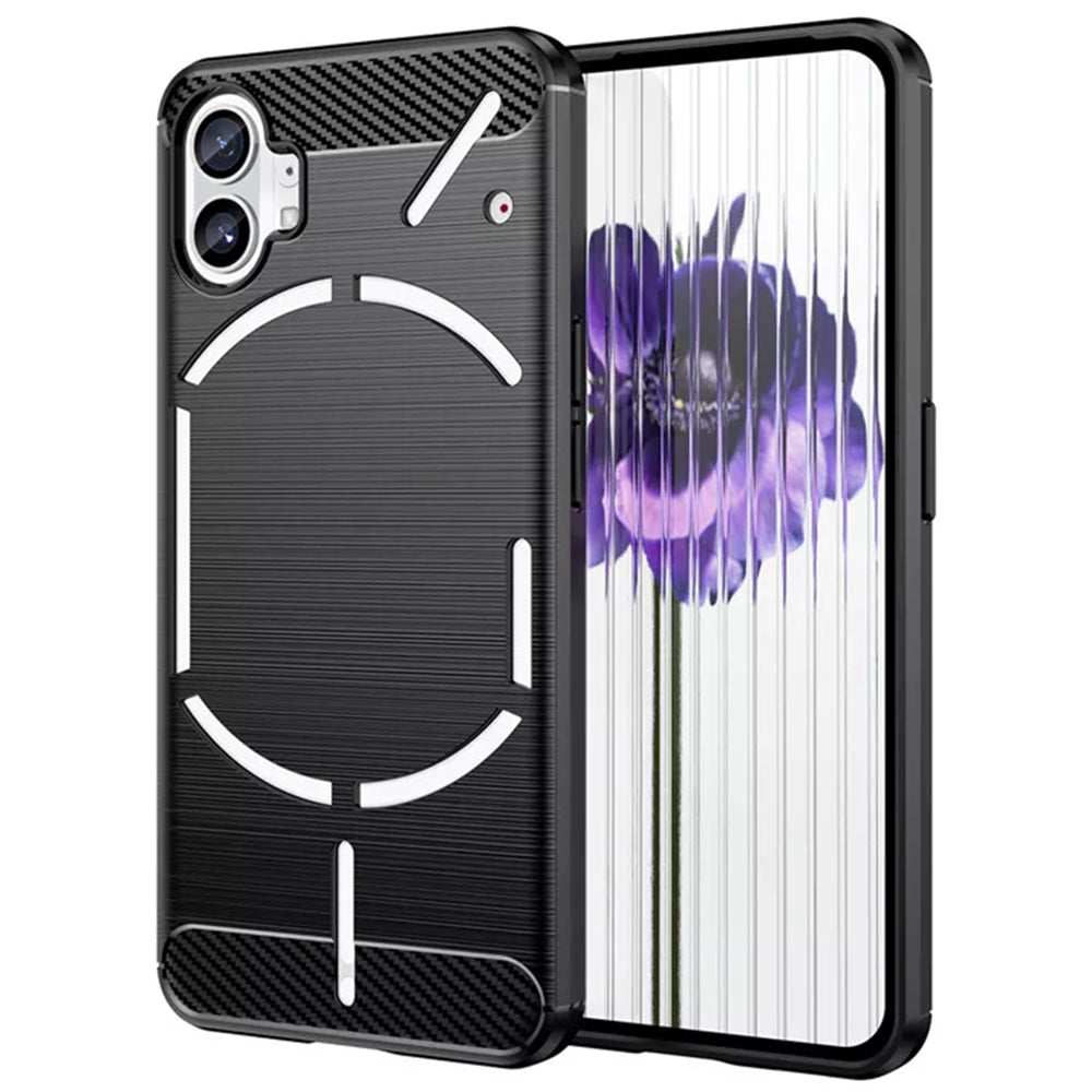 Cover til Nothing Phone (1), Techsuit, Carbon, Sort