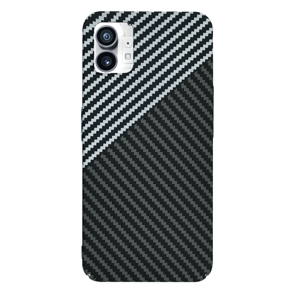 Cover til Nothing Phone (1), Techsuit, Carbonite FiberShell, Sort Grå