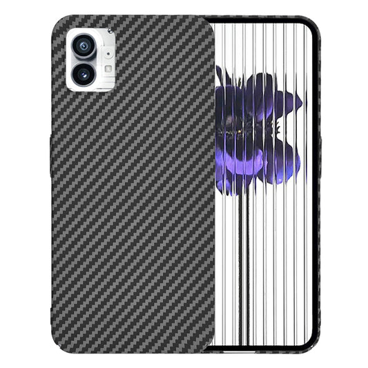 Cover til Nothing Phone (1), Techsuit, Carbonite FiberShell, Sort