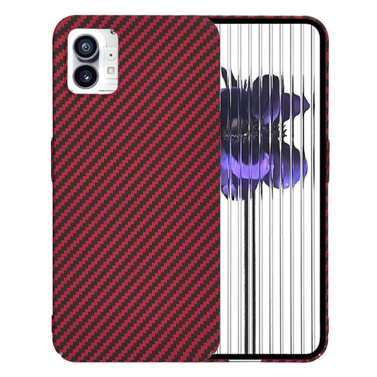 Cover til Nothing Phone (1), Techsuit, Carbonite FiberShell, Rød