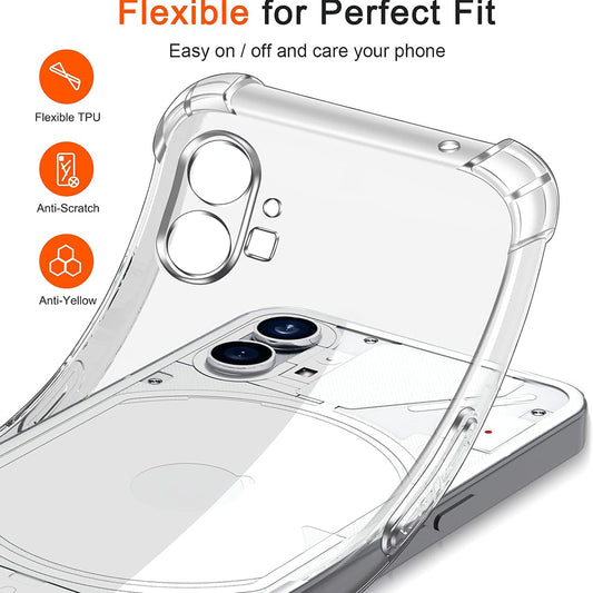 Cover til Nothing Phone (1), Techsuit, Stødabsorberende Klar, Transparent