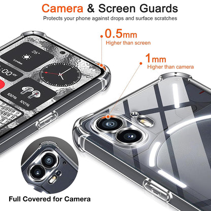 Cover til Nothing Phone (2), Techsuit, Stødabsorberende Klar, Transparent