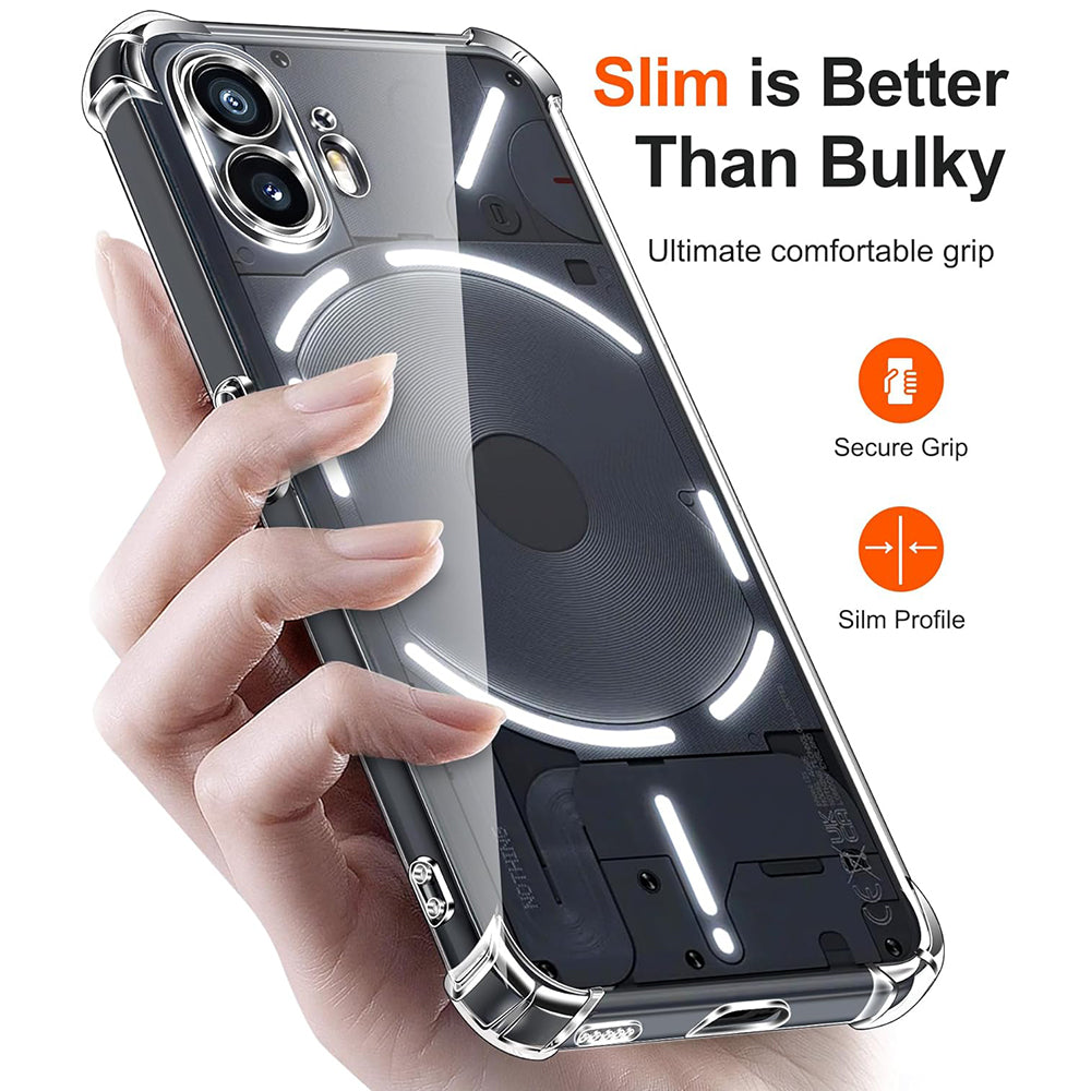 Cover til Nothing Phone (2), Techsuit, Stødabsorberende Klar, Transparent