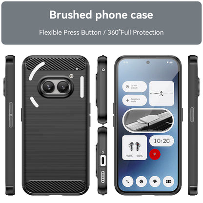 Cover til Nothing Phone (2a) Plus / Phone (2a), Techsuit, Carbon, Sort