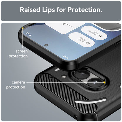 Cover til Nothing Phone (2a) Plus / Phone (2a), Techsuit, Carbon, Sort