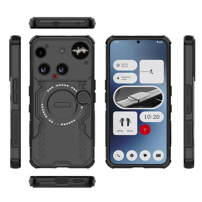 MagSafe-etui til Nothing Phone (3), Techsuit, ArmorMag, Sort