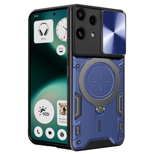Etui til Nothing Phone (3a) Lite, Techsuit, CamGuard Pro, Blå