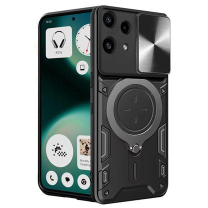 Etui til Nothing Phone (3a) Lite, Techsuit, CamGuard Pro, Sort