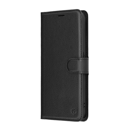 Etui til Nothing Phone (3a) Lite, Techsuit, Leather Folio, Sort
