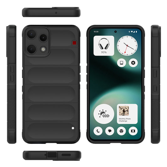 Etui til Nothing Phone (3a) Lite, Techsuit, Magic Shield, Sort