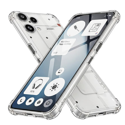 Etui til Nothing Phone (3a) Lite, Techsuit, Shockproof Clear, Gennemsigtig