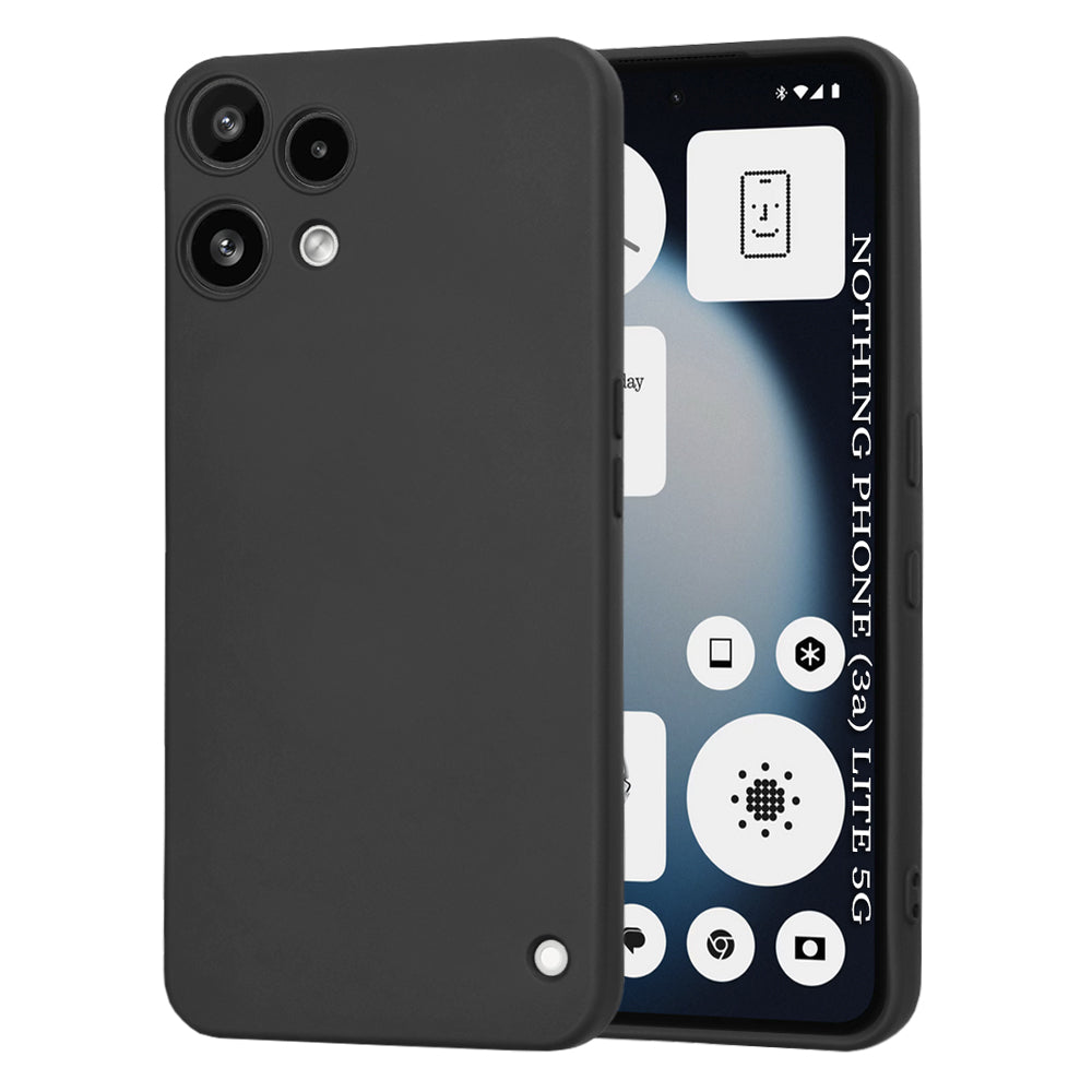 Etui til Nothing Phone (3a) Lite, Techsuit, SoftFlex, Sort