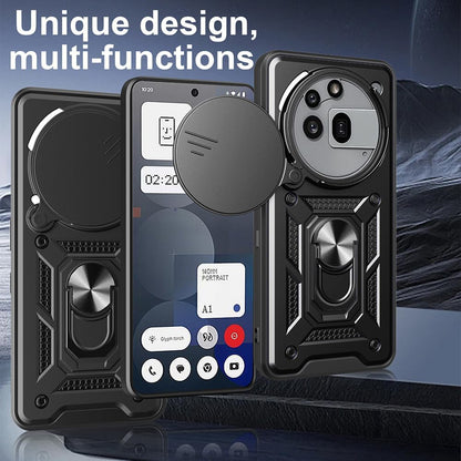 Cover til Nothing Phone (3a) Pro, Techsuit, CamShield, Sort