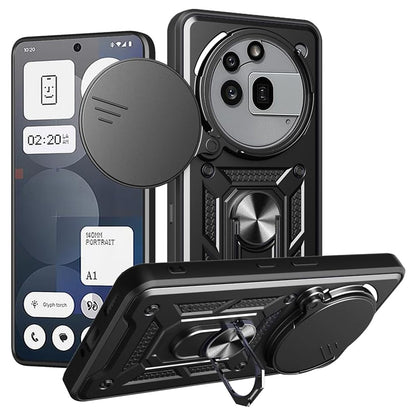 Cover til Nothing Phone (3a) Pro, Techsuit, CamShield, Sort