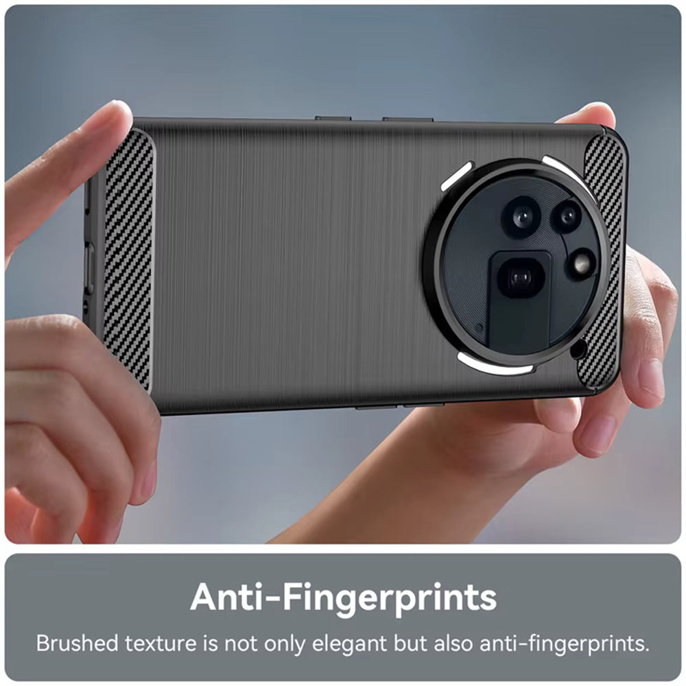 Case for Nothing Phone (3a) Pro, Techsuit, Carbon, Black