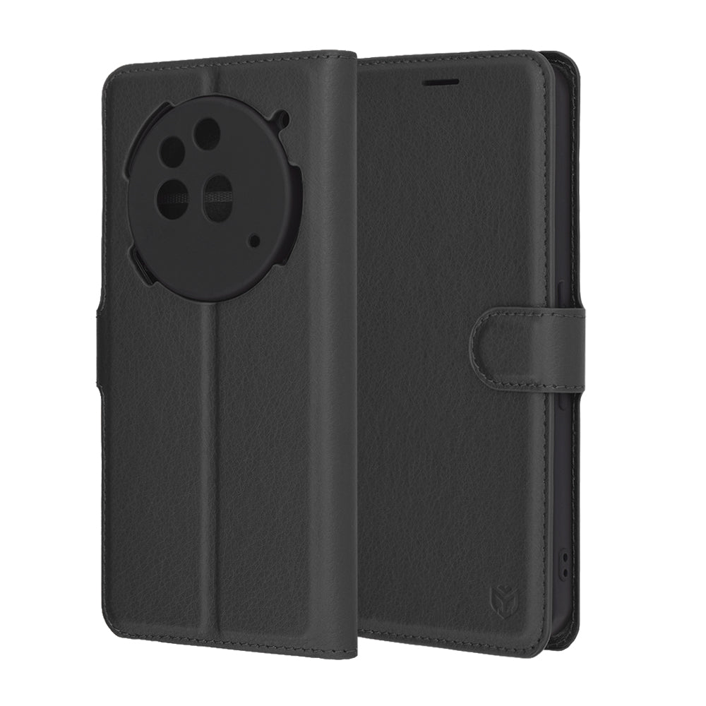 Cover til Nothing Phone (3a) Pro, Techsuit, Leather Folio, Sort