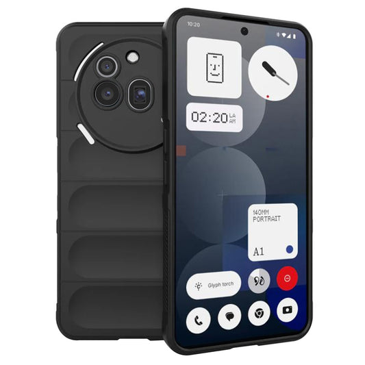 Cover til Nothing Phone (3a) Pro, Techsuit, Magic Shield, Sort